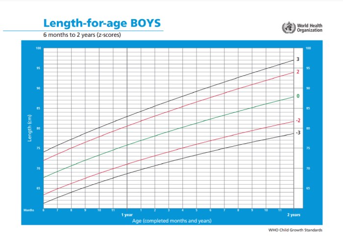 grafik length for age boys